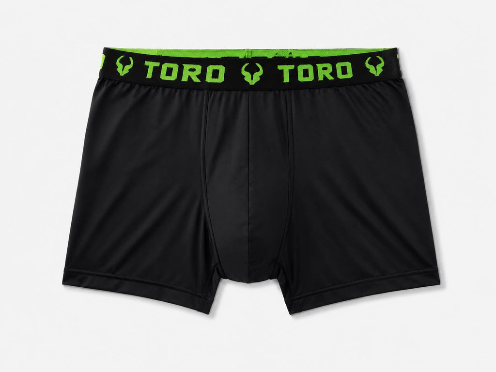 Cueca Toro Preta com elástico verde