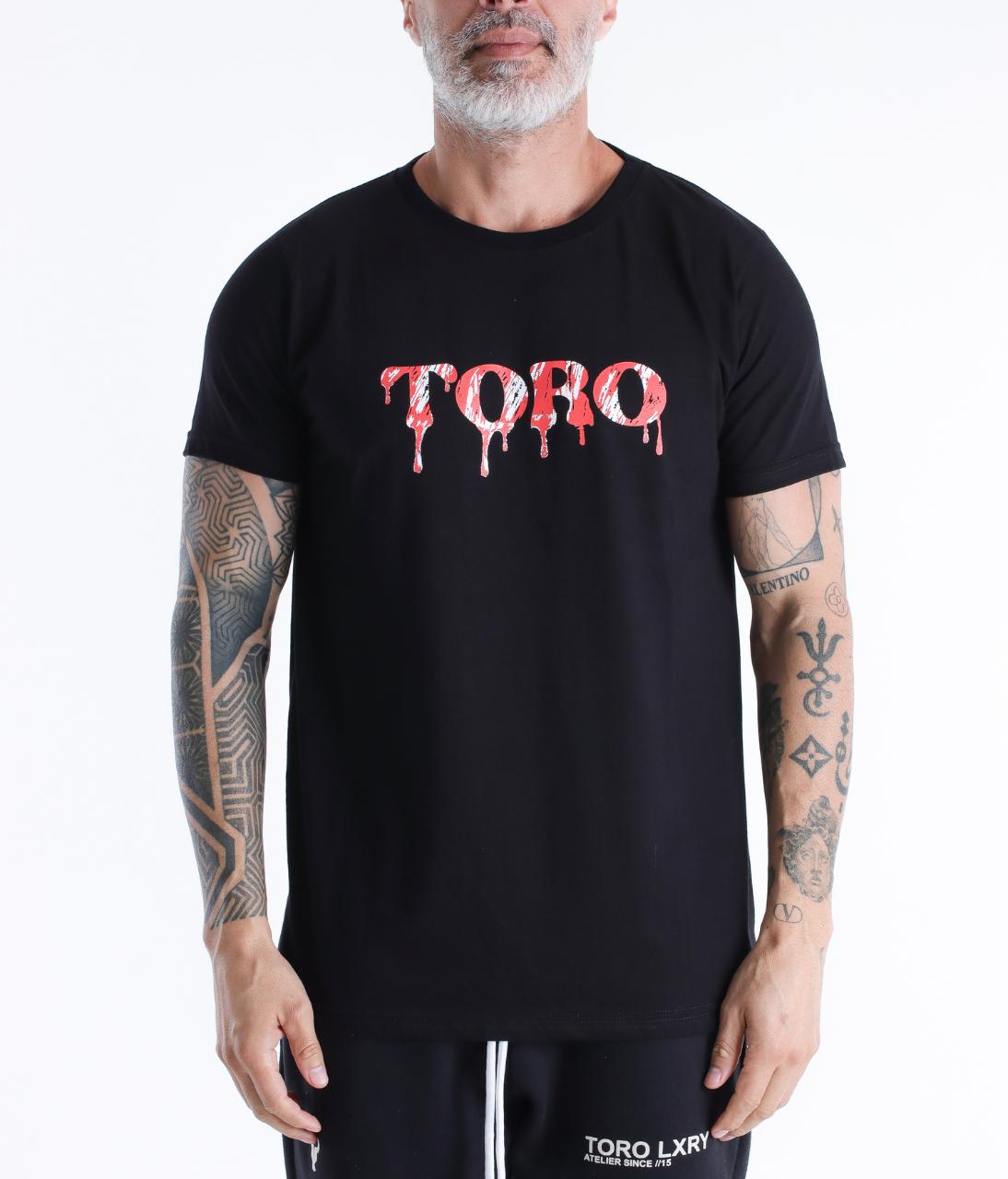 T-shirt Toro Wet Paint Black RED