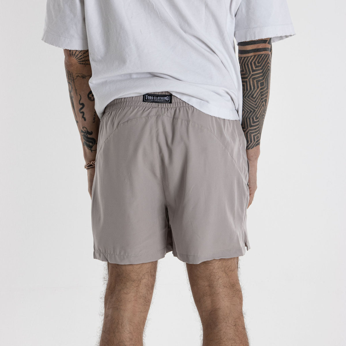 Short Toro Masculino HYBRID Bege c/ forro e zíper