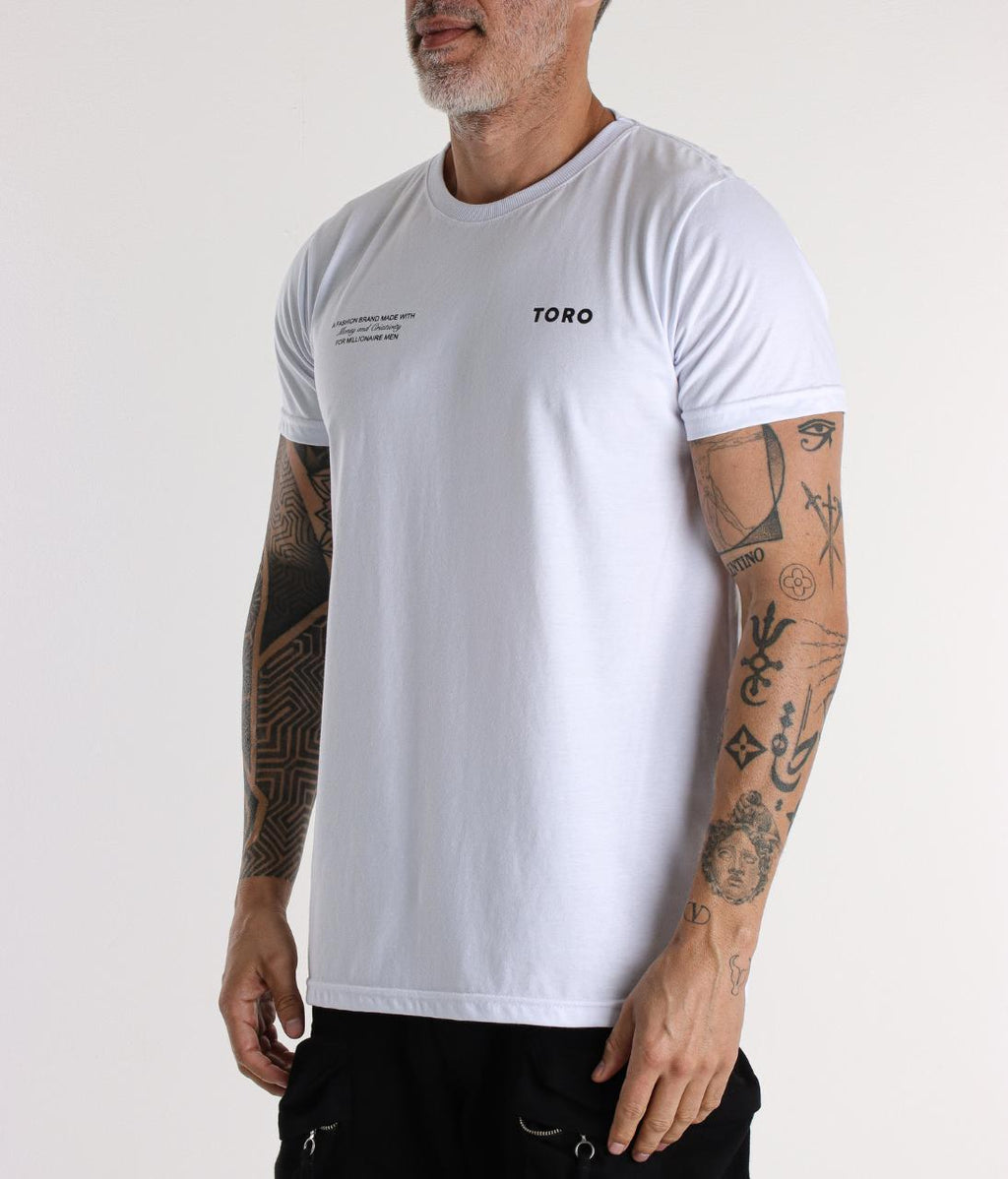 T-shirt Toro For Millionaire White