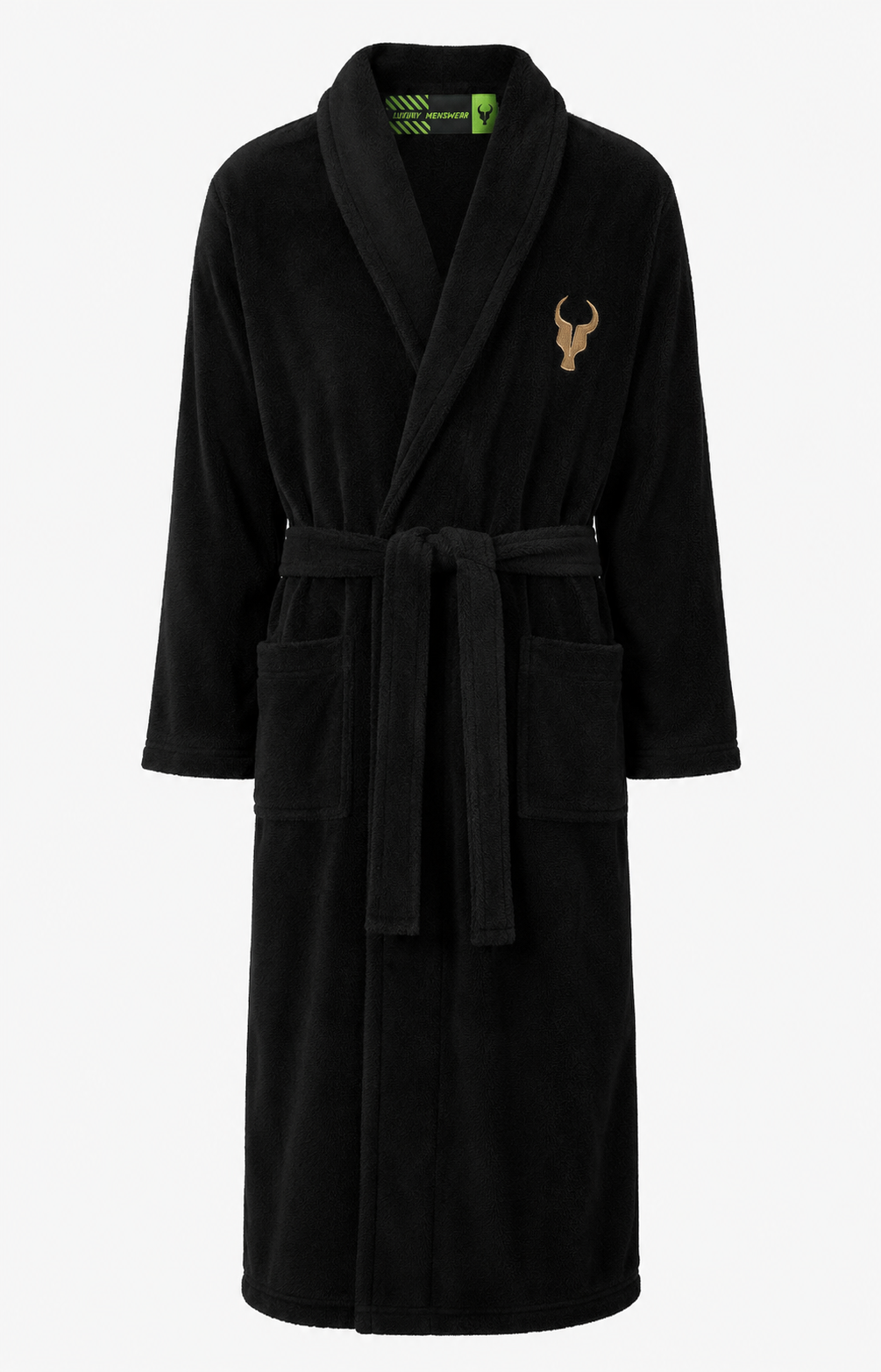 Robe Toro Carbono Bordado em couro