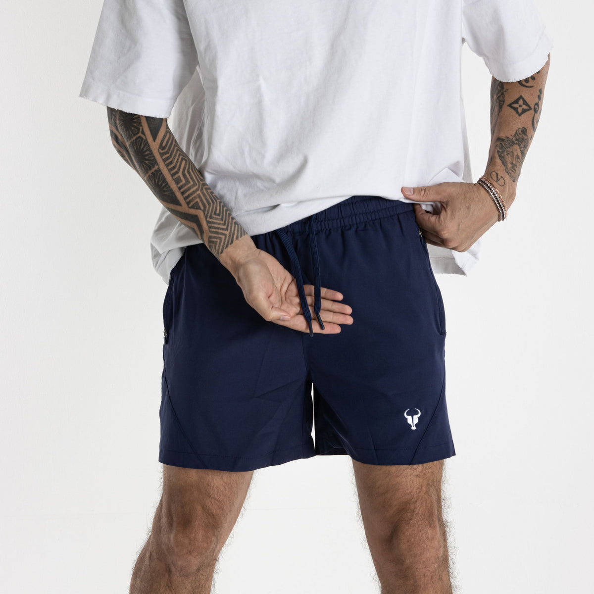 Short Toro Masculino HYBRID Marinho c/ forro e zíper