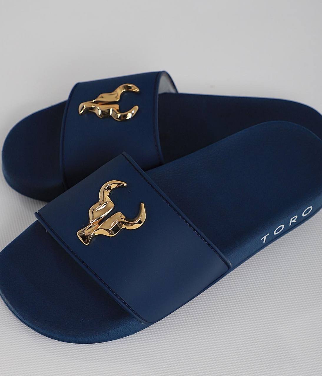 Chinelo Toro Slide Azul Poseidon