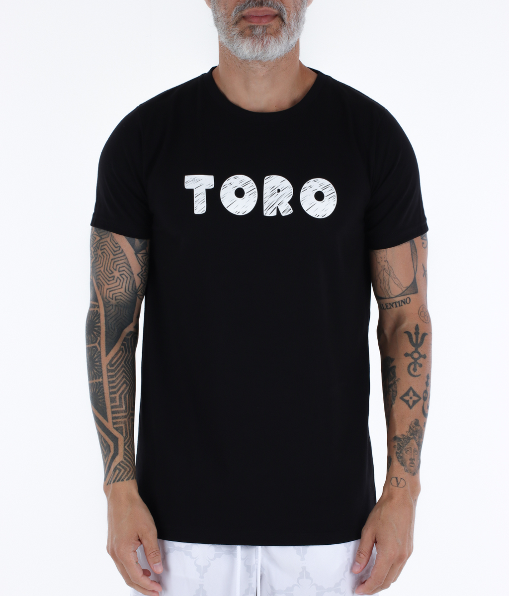 T-shirt Toro Sketch Flow Black Strong