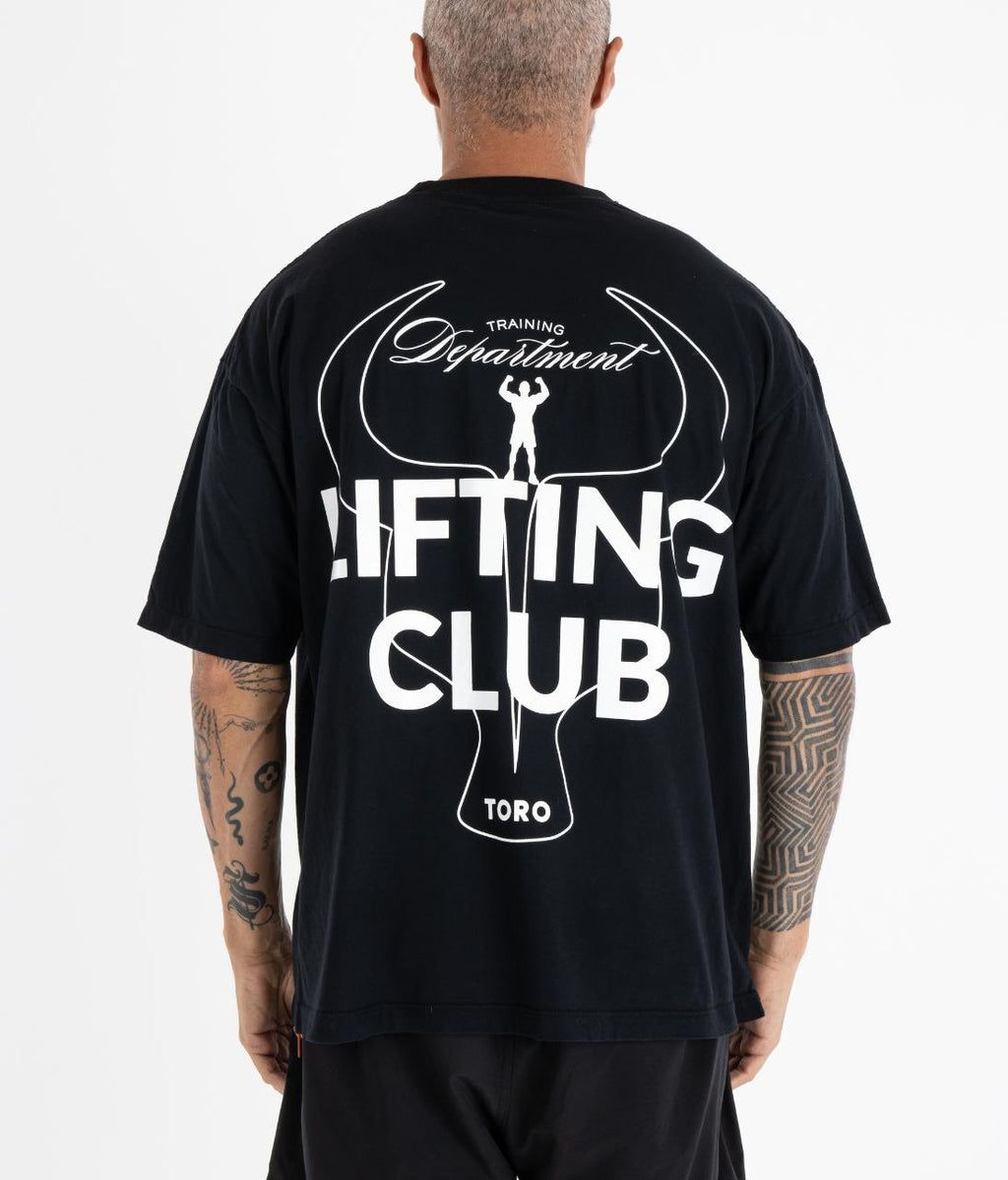 T-shirt Toro Lifting Club Over Black