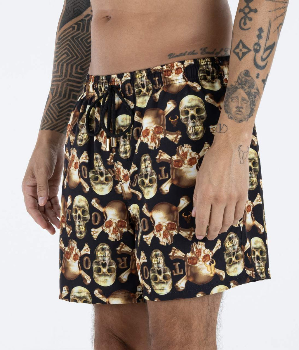 Short Toro Masculino GOLD SKULL