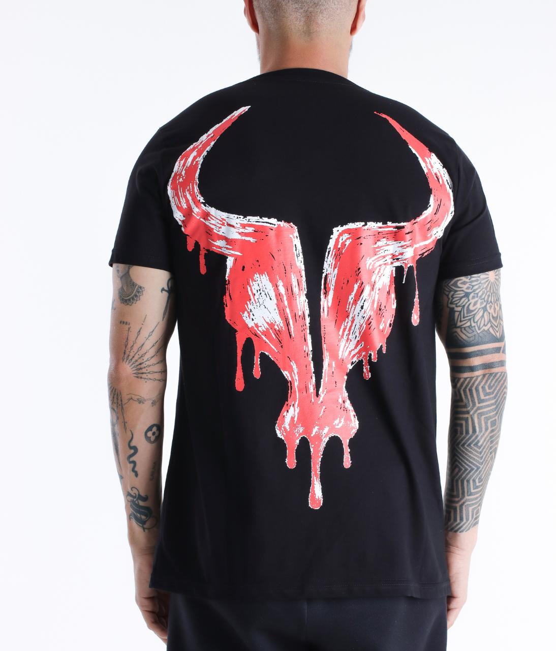 T-shirt Toro Wet Paint Black RED