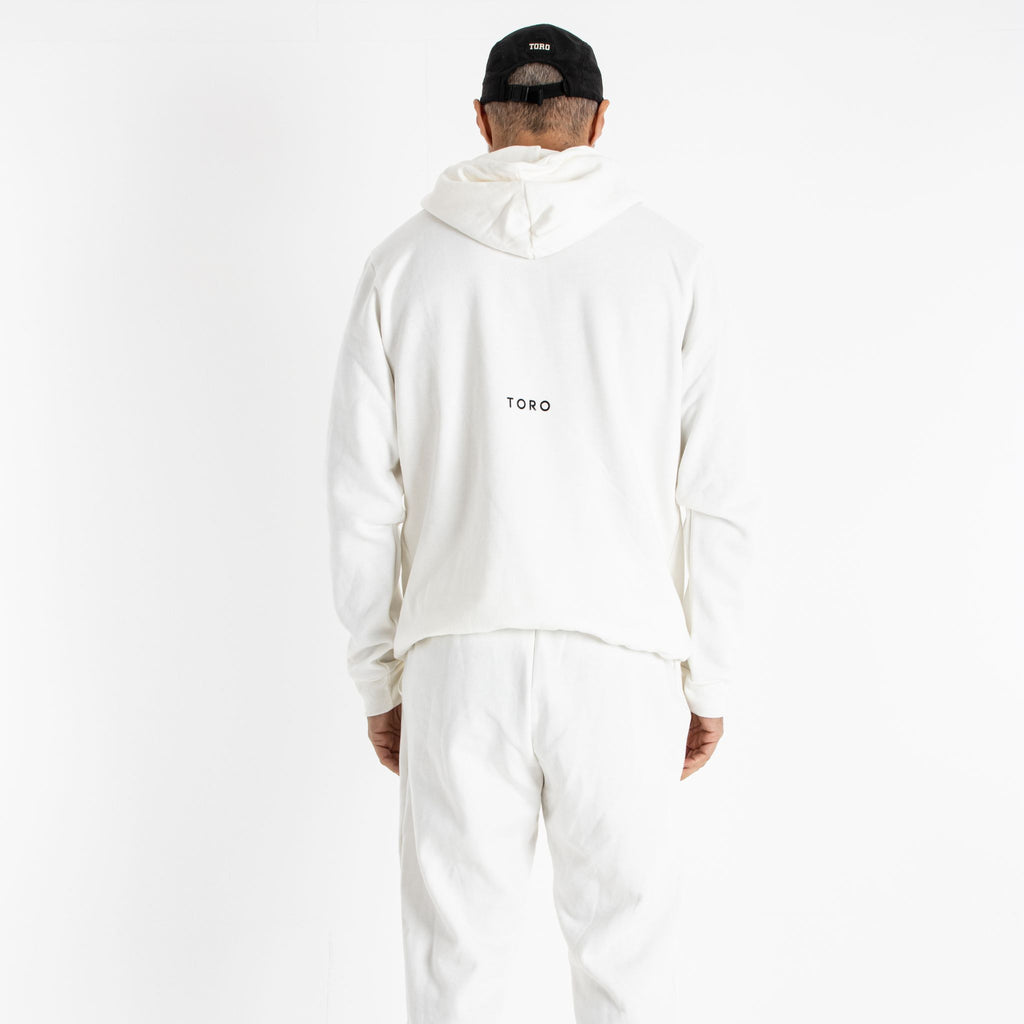 Moletom Toro Capuz  Básic Off White