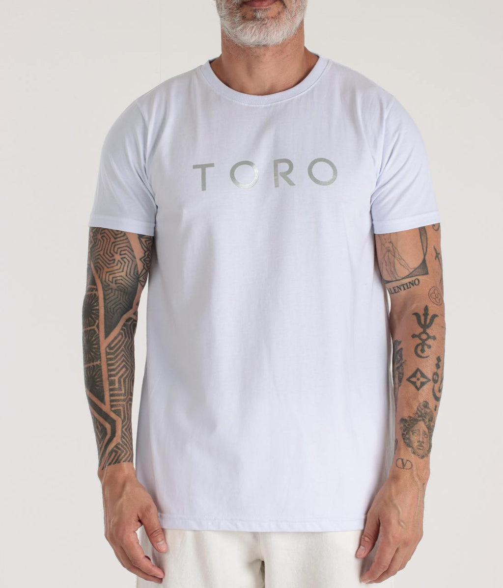 T-shirt Toro Branca Splash Silver