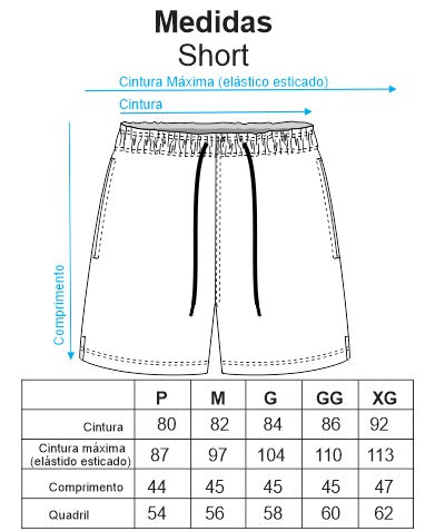 Short Toro Masculino Básico Preto S/FORRO