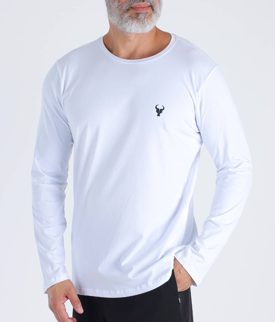 T-shirt M/L Toro Básica fio egípcio White