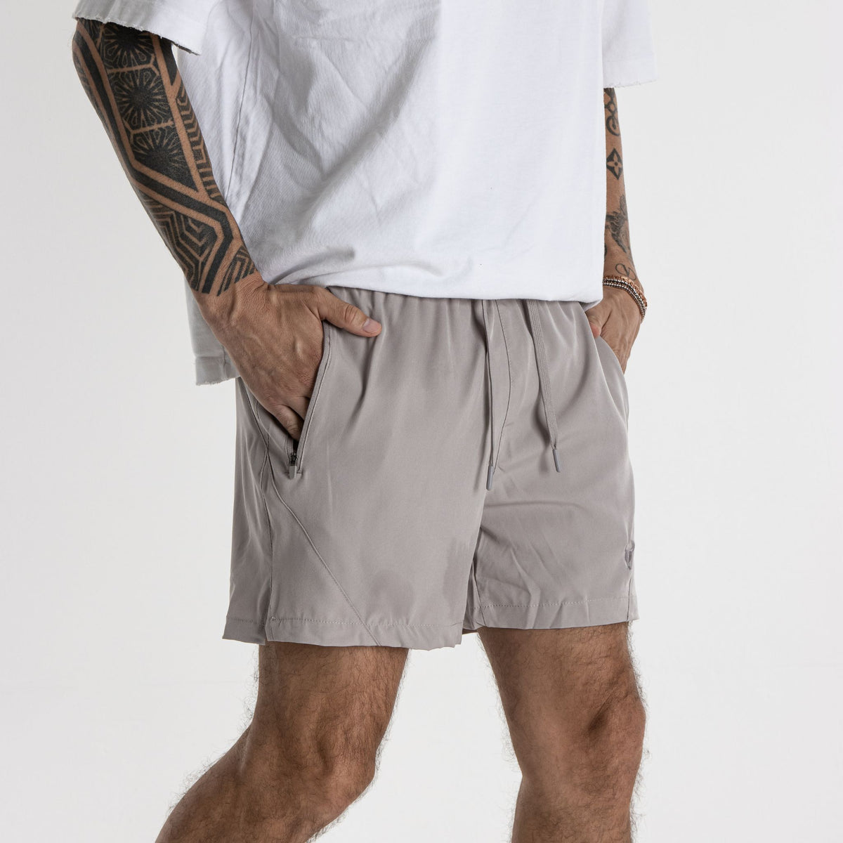 Short Toro Masculino HYBRID Bege c/ forro e zíper