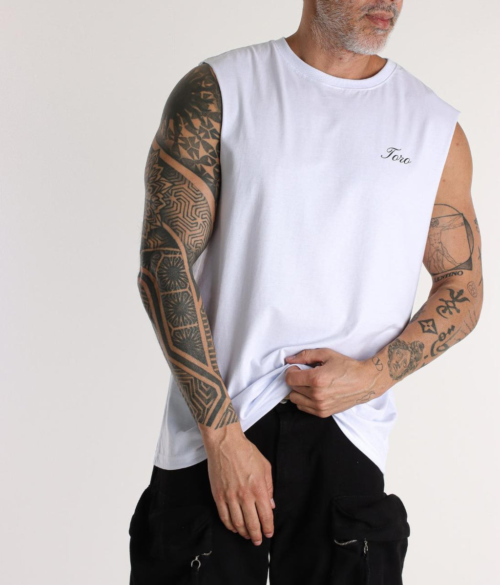 T-Shirt S/M Toro Sporting Club Branca