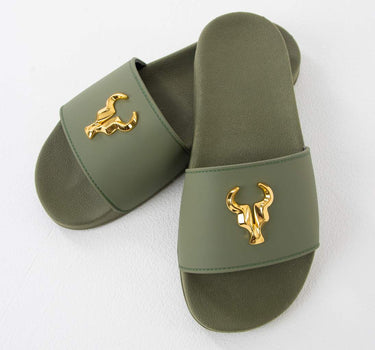 Chinelo Toro Slide Verde Militar