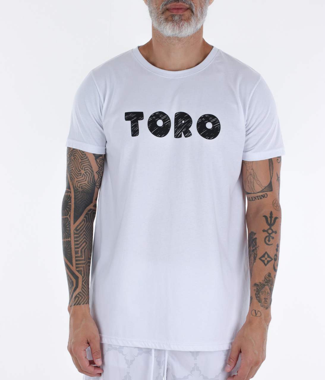 T-shirt Toro Sketch Flow White