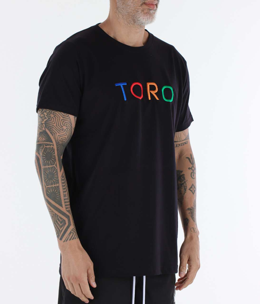T-shirt Toro Black Bordada Collors