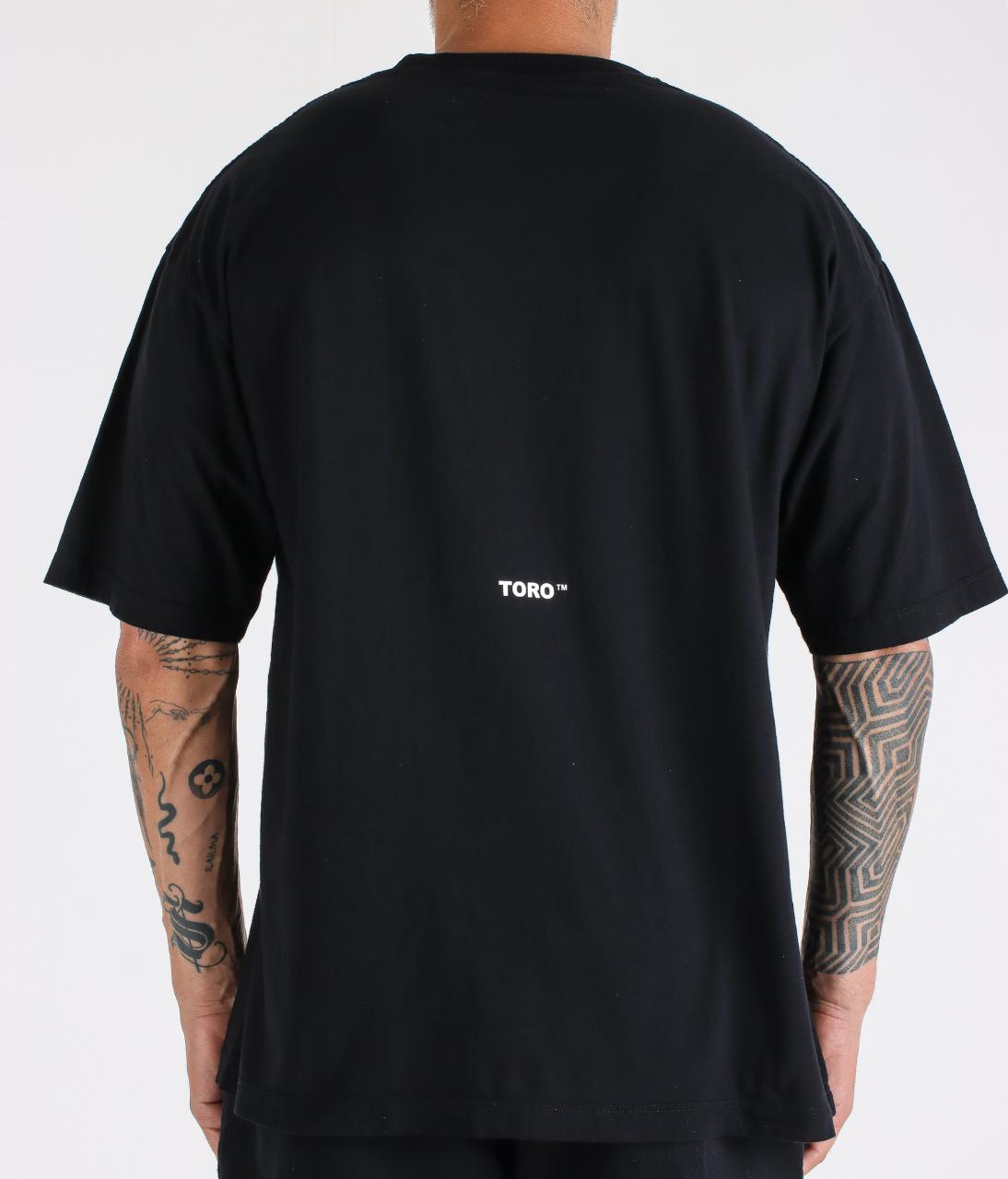 T-shirt Toro Over 2Pac Preta