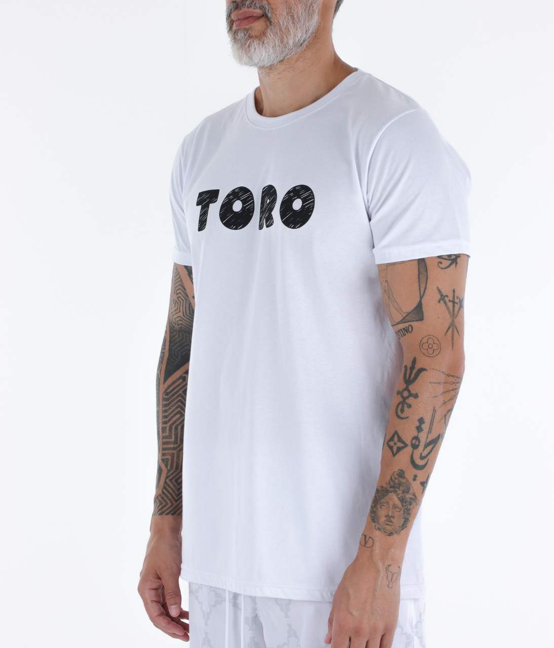 T-shirt Toro Sketch Flow White