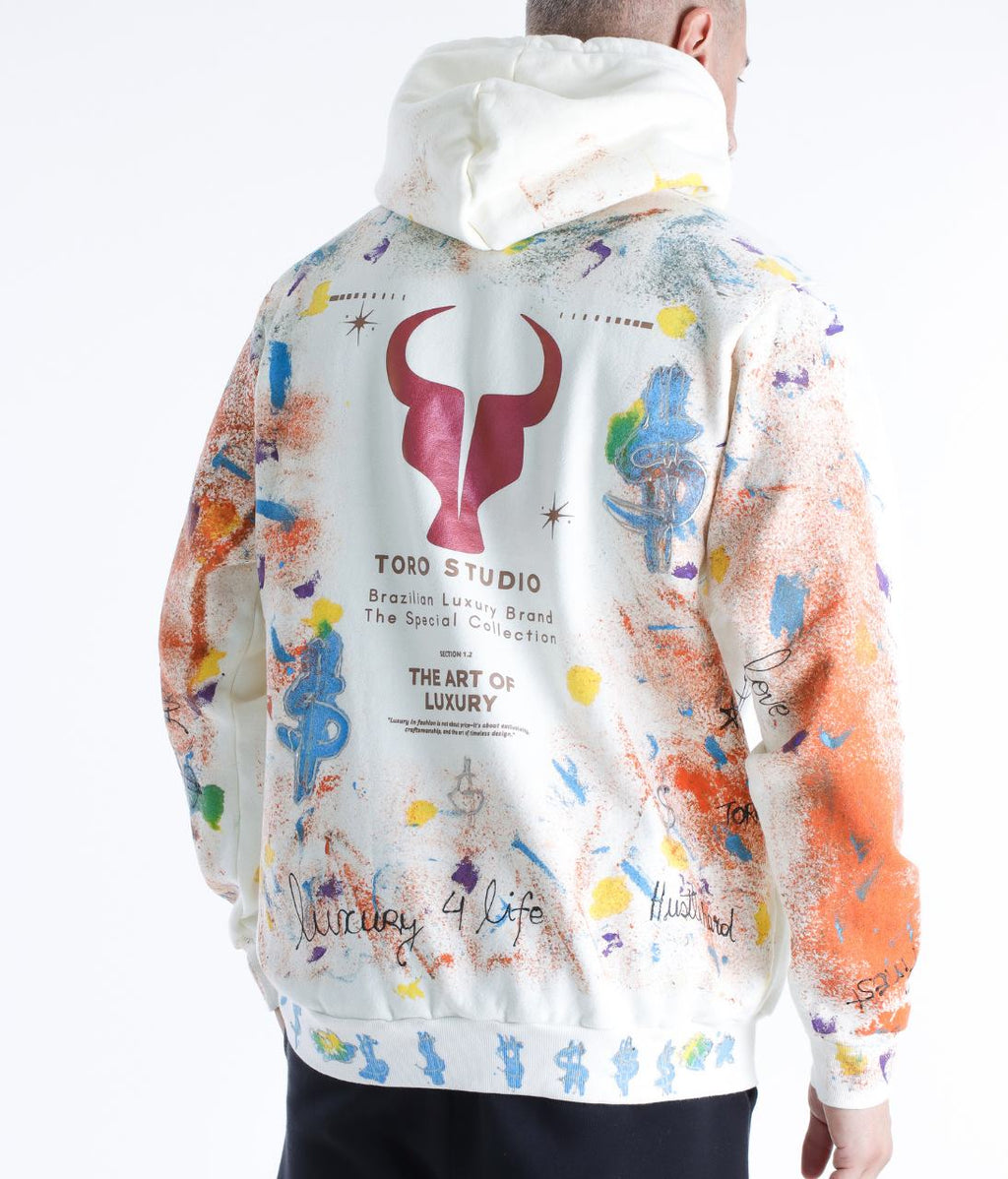 Moletom Toro Offwhite paint $