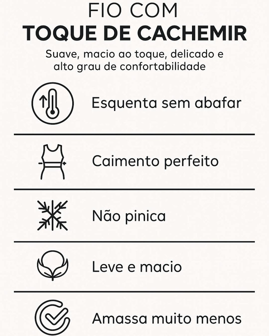 BLUSA TORO TOQUE DE CASHMERE PRETA