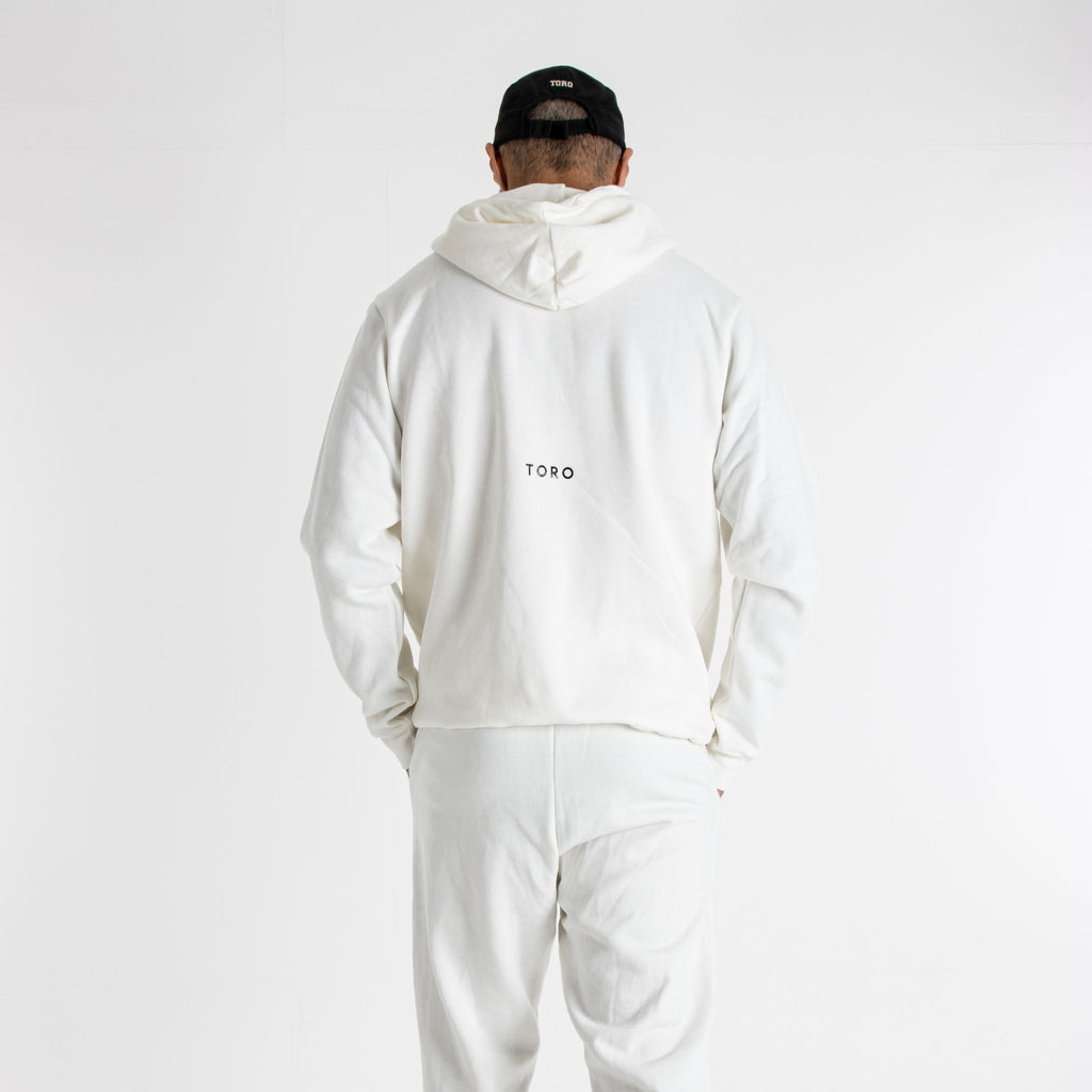 Moletom Toro Capuz  Básic Off White