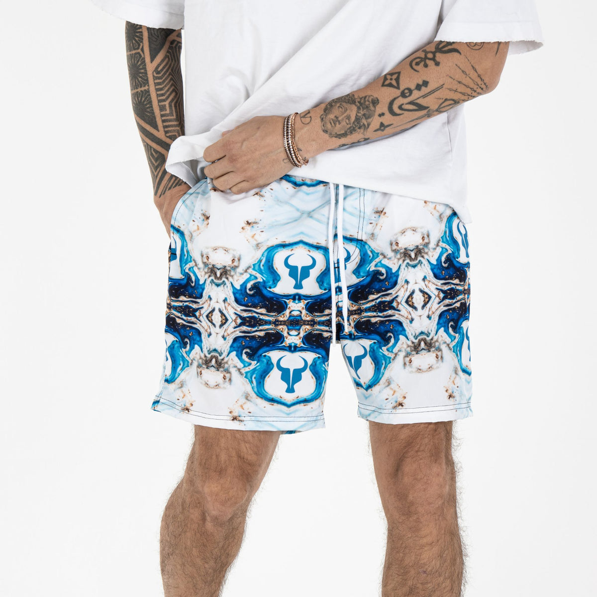 Short Toro Masculino Marble Azure