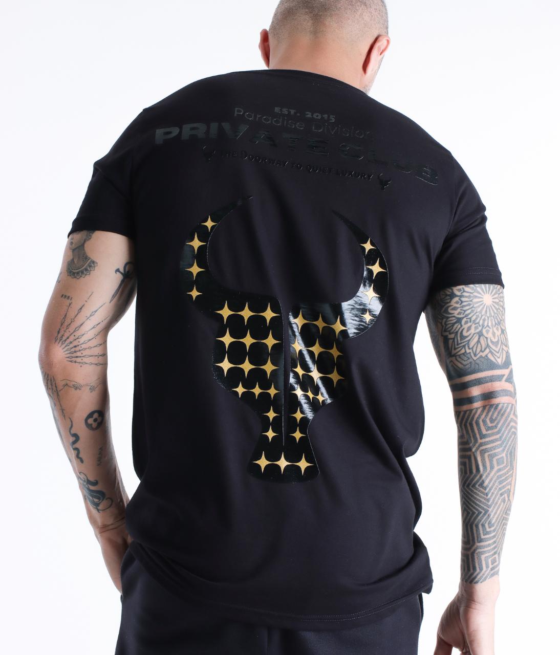T-shirt Toro Private club Black GOLD
