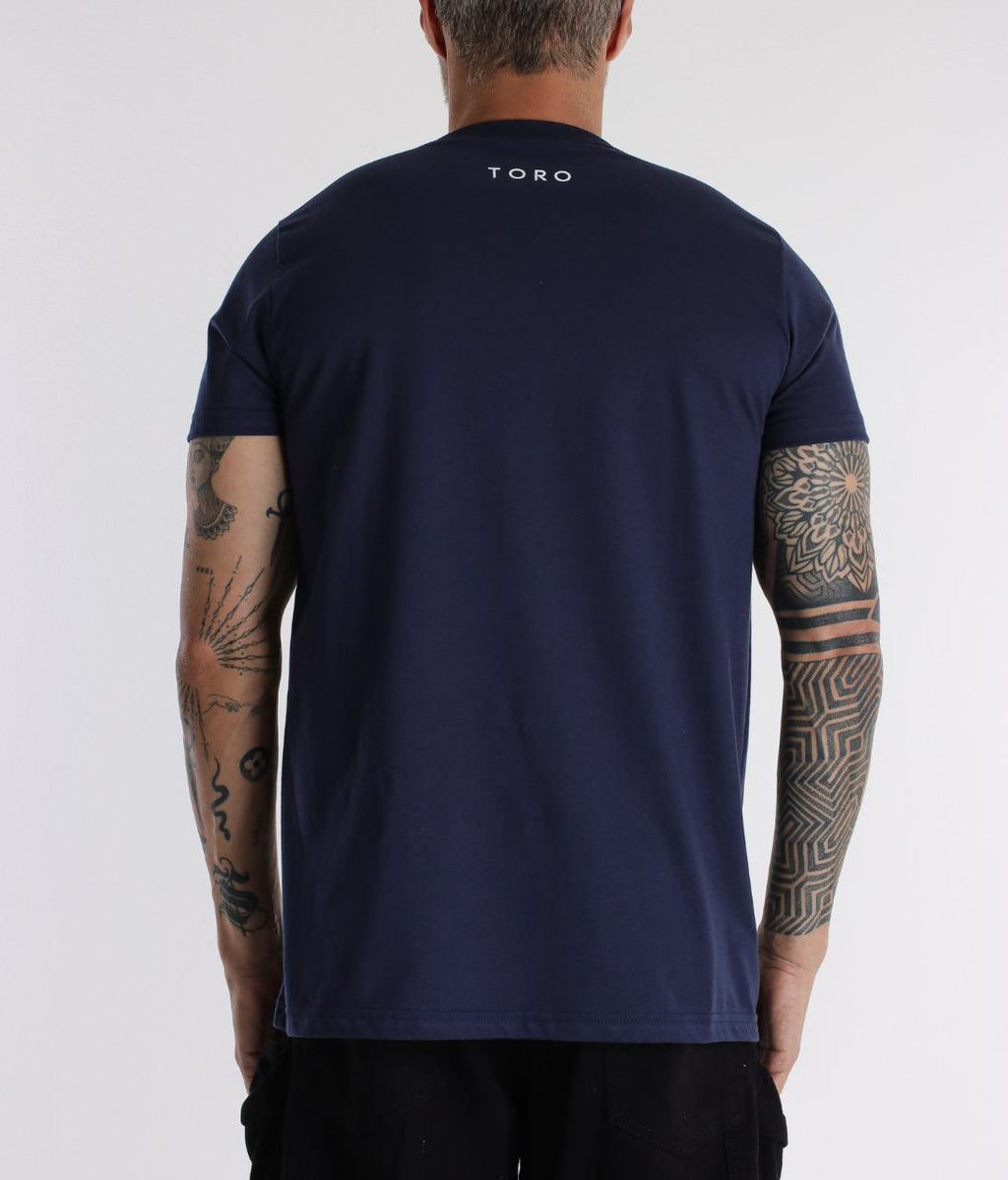 T-shirt Toro Born to Be Rich Blue