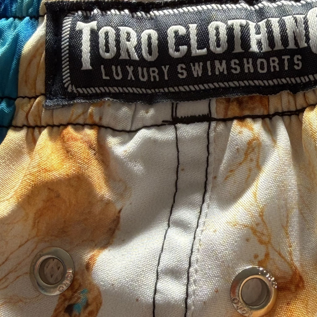 Short Toro Masculino Marble Ocean