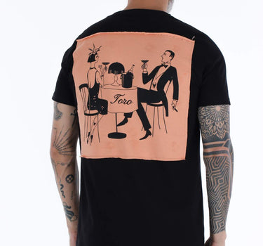 T-shirt Toro Preta C/  PATCH CLASSY