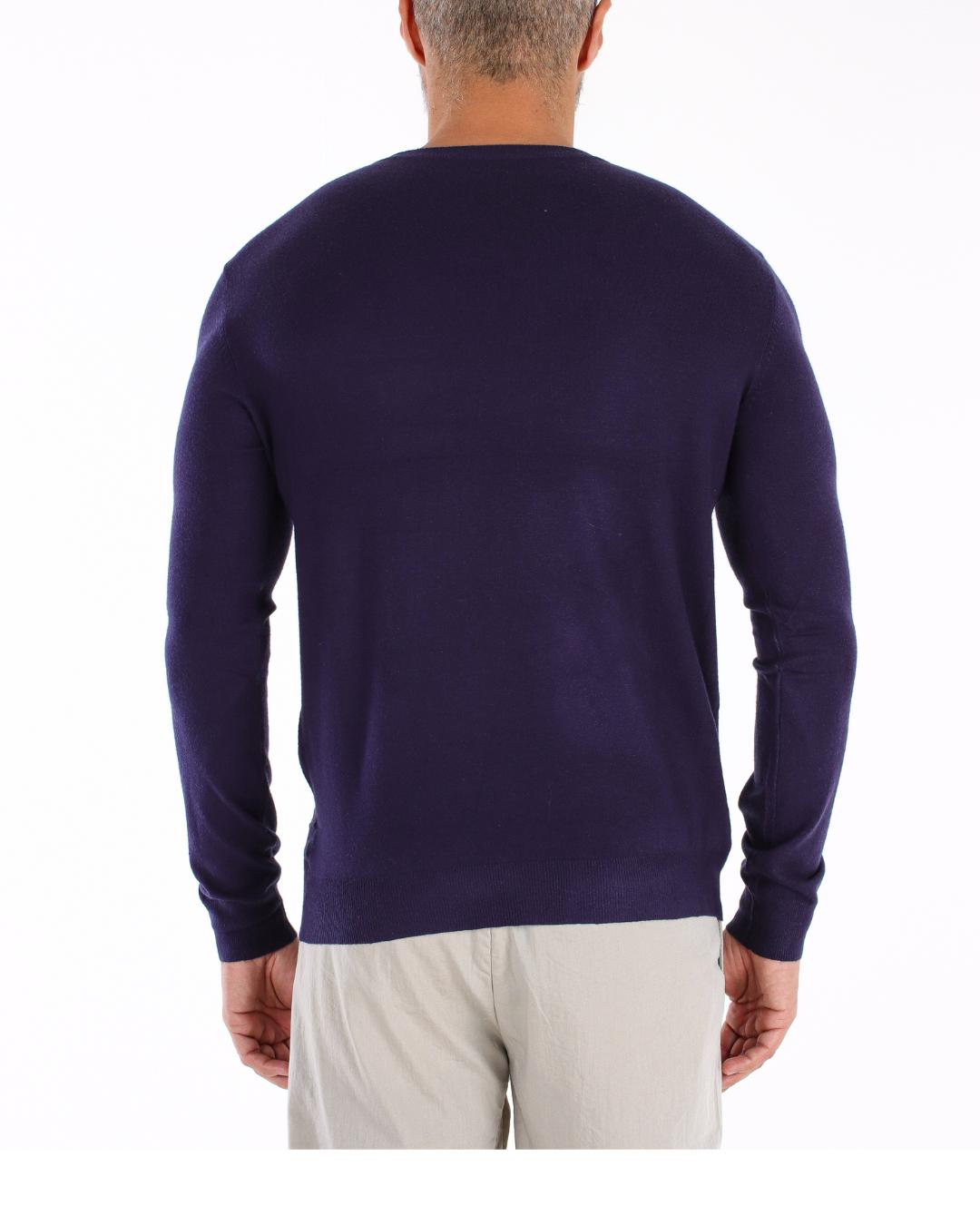 BLUSA TORO TOQUE DE CASHMERE AZUL INDIGO