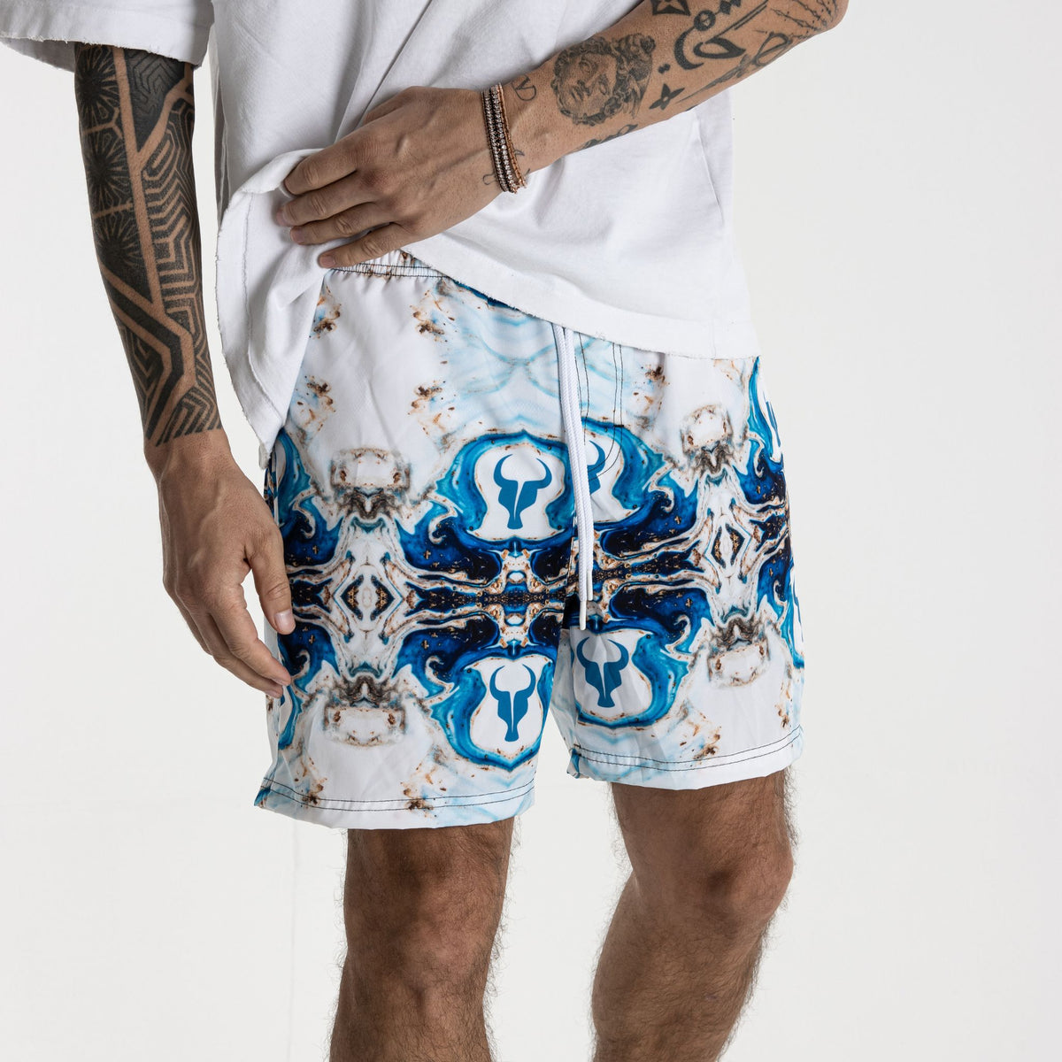 Short Toro Masculino Marble Azure