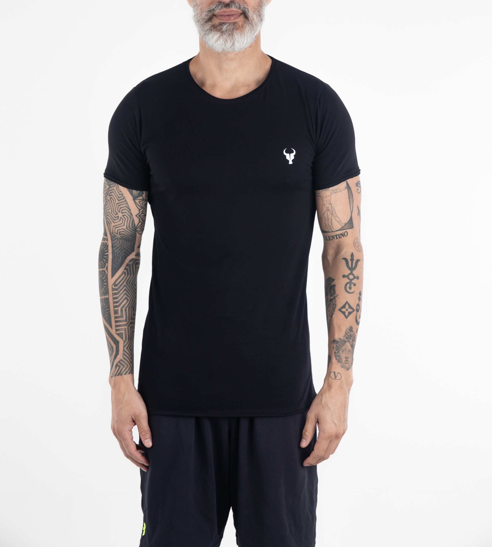 T-shirt Fio Egípcio corte a fio Black