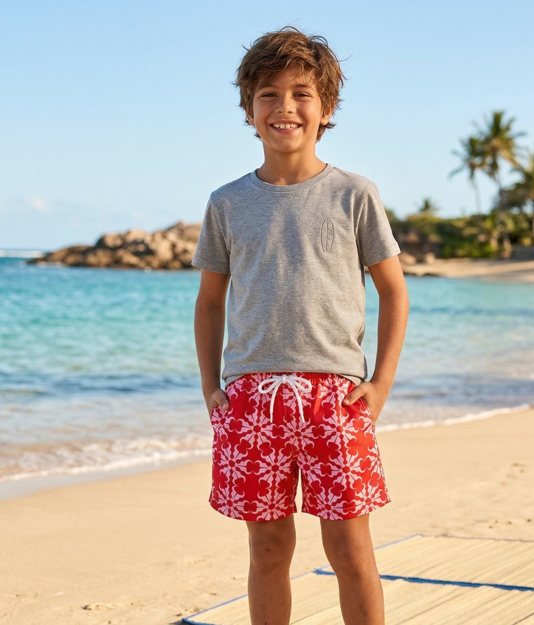 Short Toro Kids Logotype RED