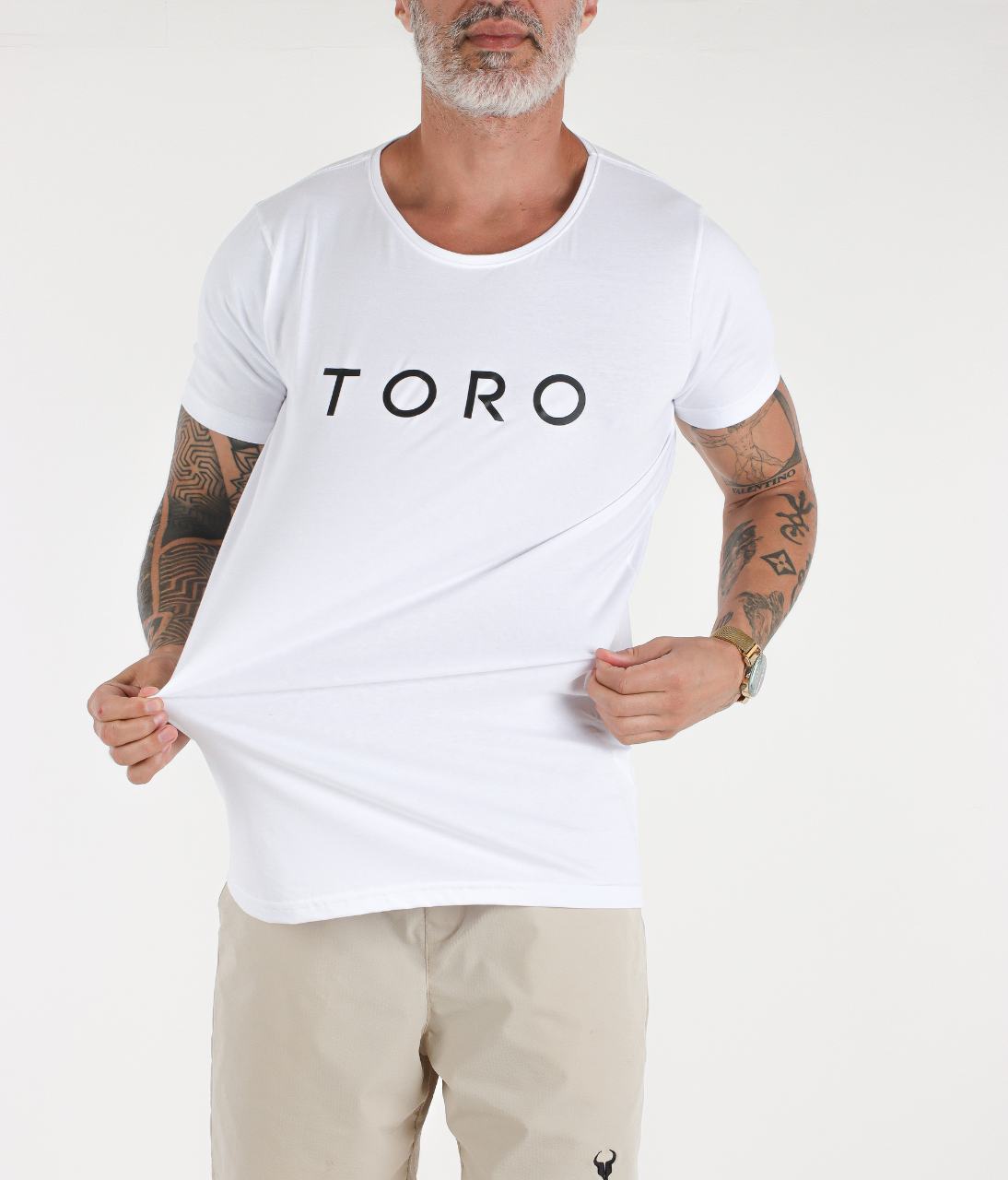 T-Shirt Toro Splash Fio Egípcio White