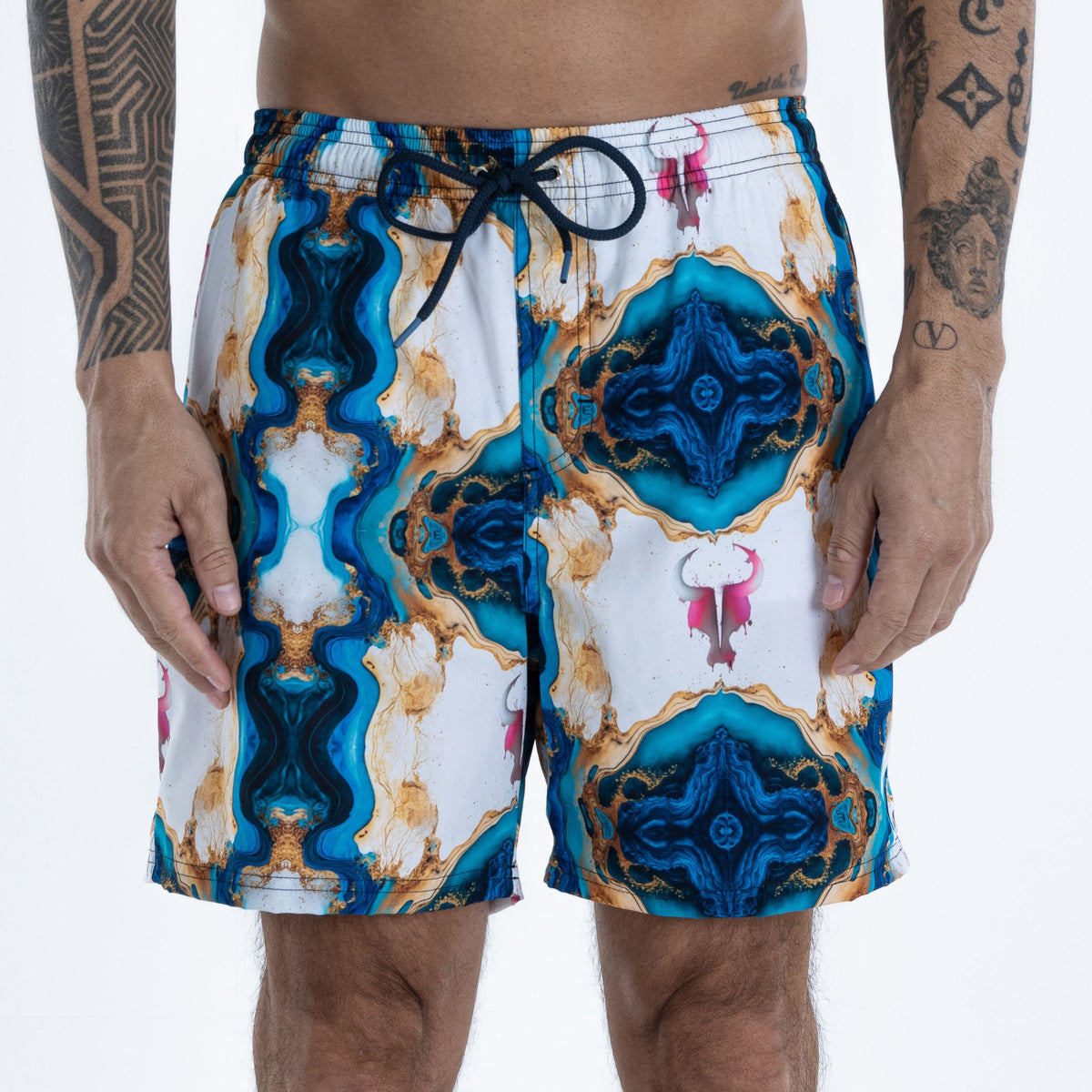 Short Toro Masculino Marble Ocean