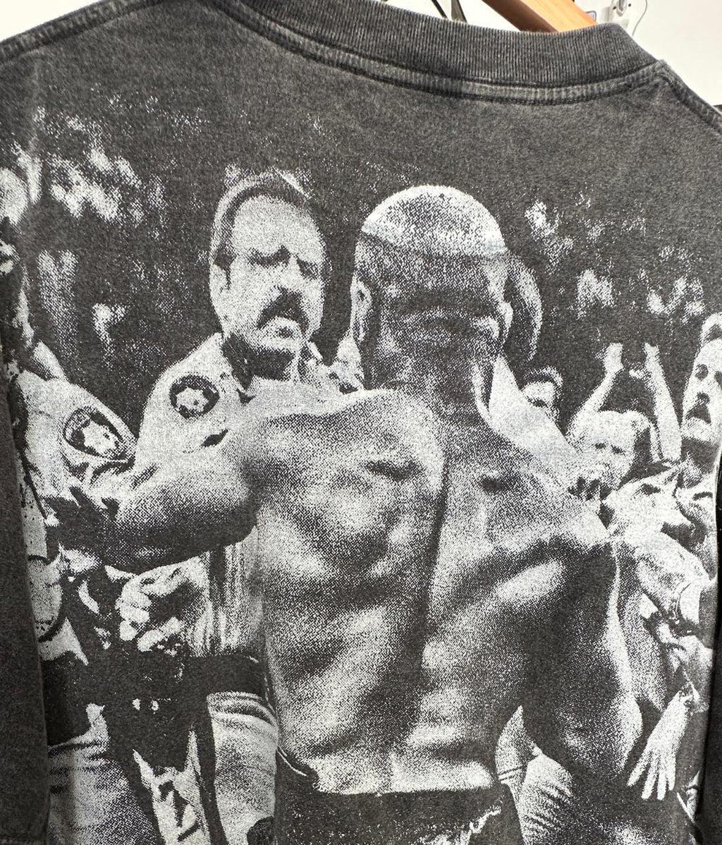 T-shirt Toro Over MiKe Tyson VS Police Cinza Stone