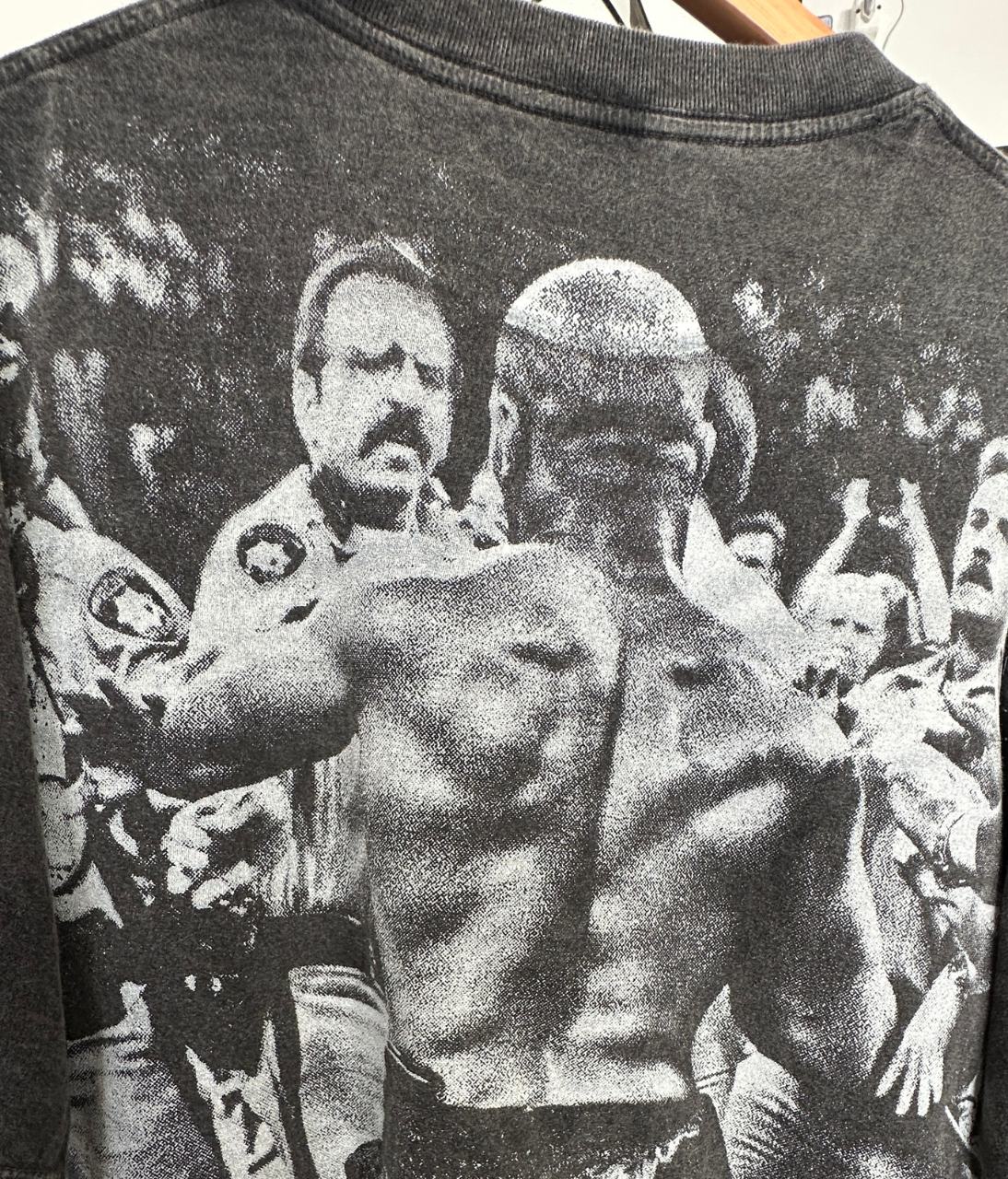 T-shirt Toro Over MiKe Tyson VS Police Cinza Stone