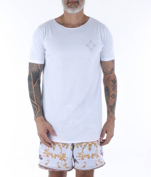 T-shirt Toro Long Monograma Branco