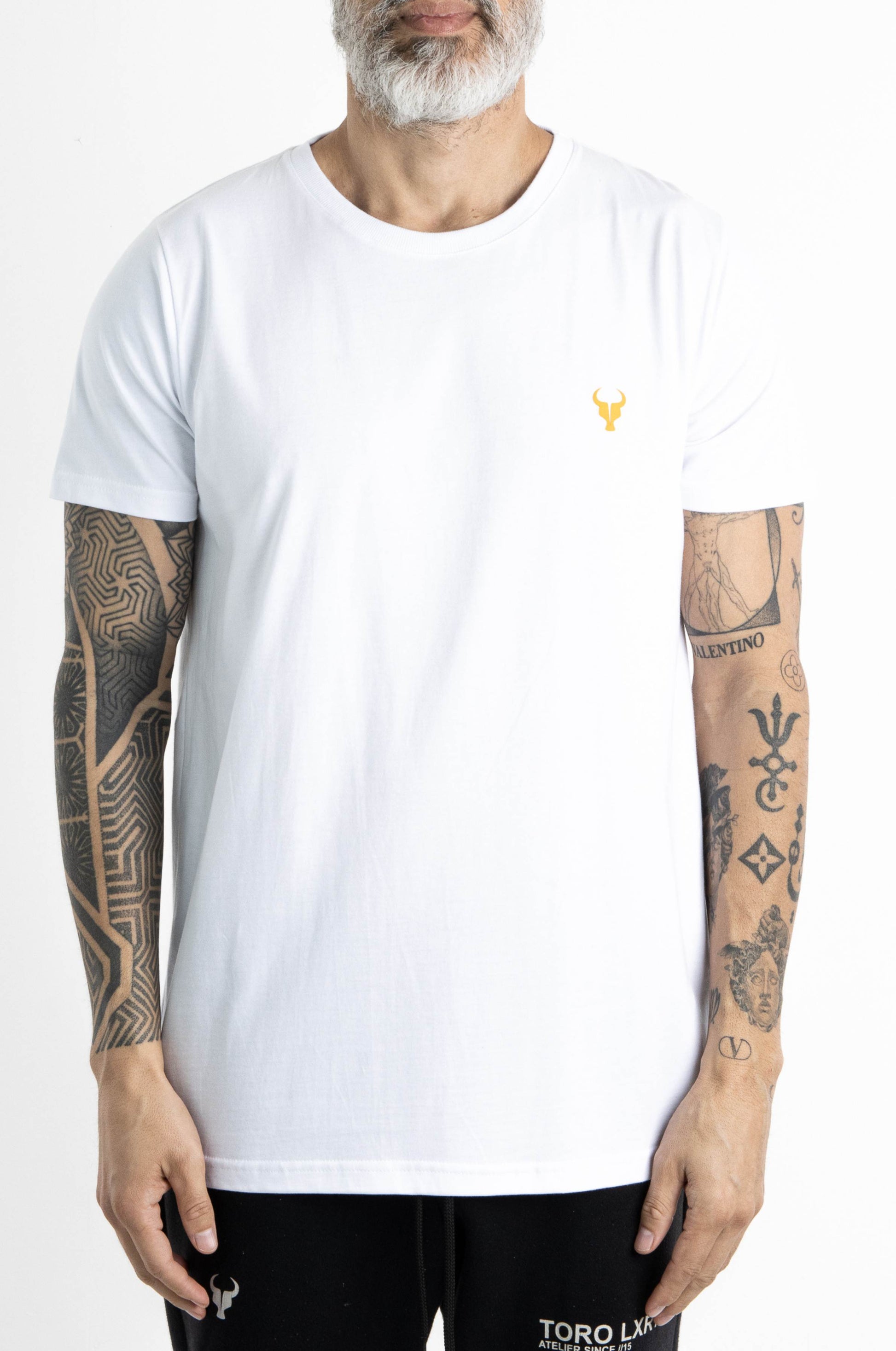 T-shirt Toro Big Checks White