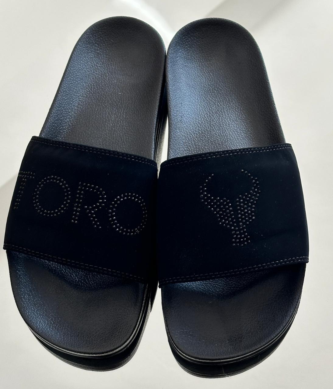 Chinelo Toro  Black Diamond Strass