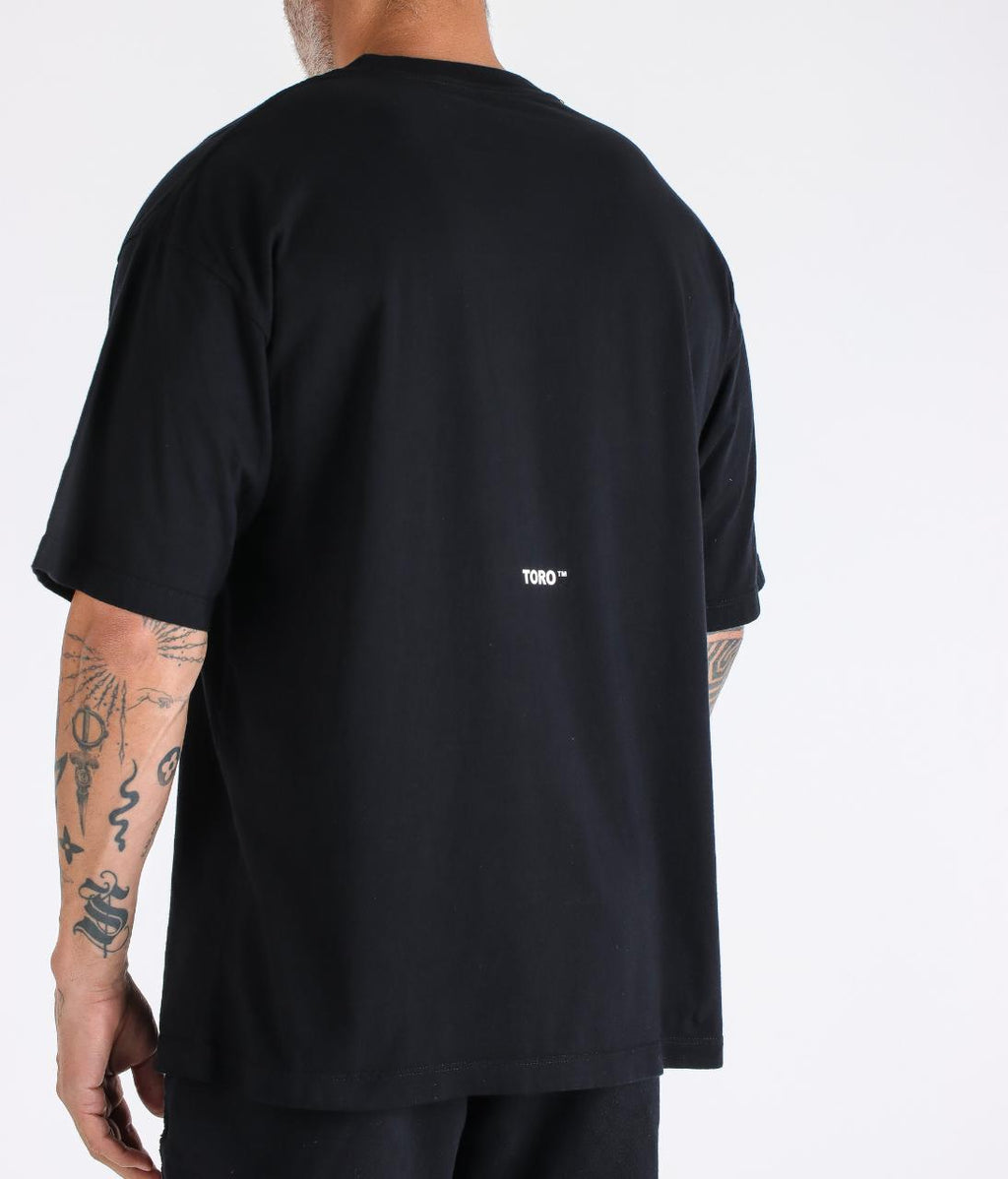 T-shirt Toro Over 2Pac Preta