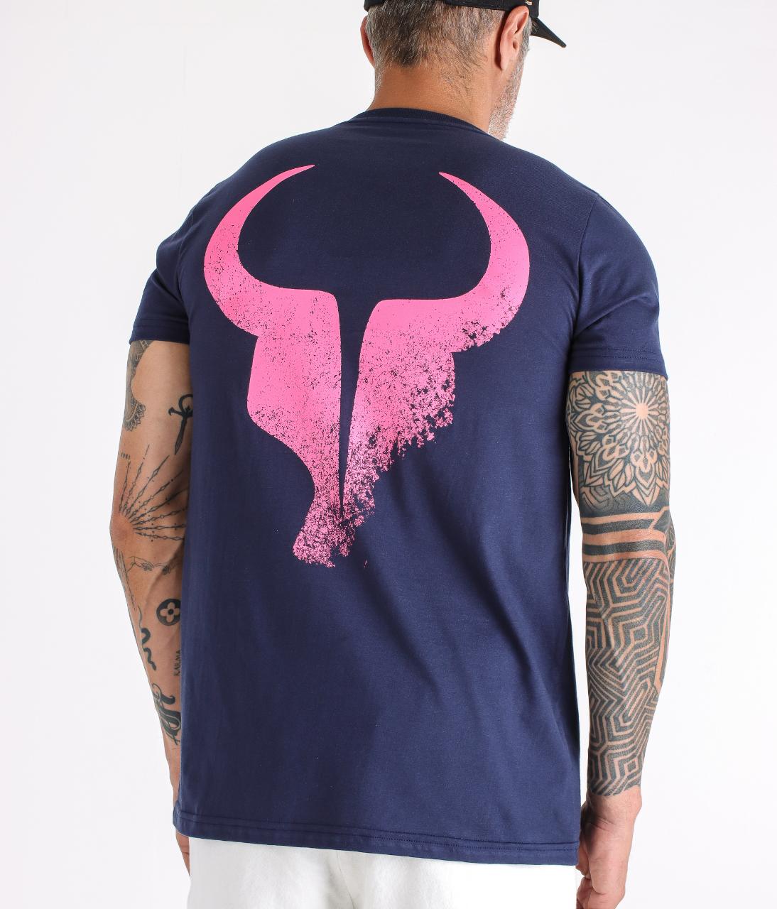 T-Shirt Toro Blue Grunge Pink
