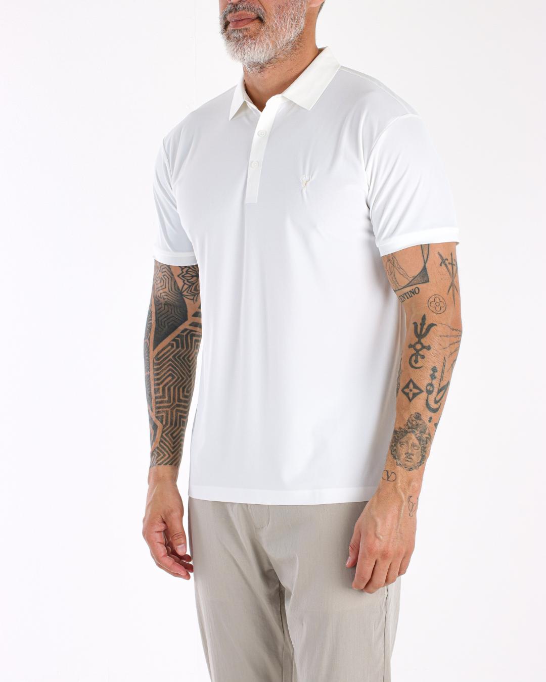 CAMISA POLO TORO TECH OFFWHITE POLIAMIDA