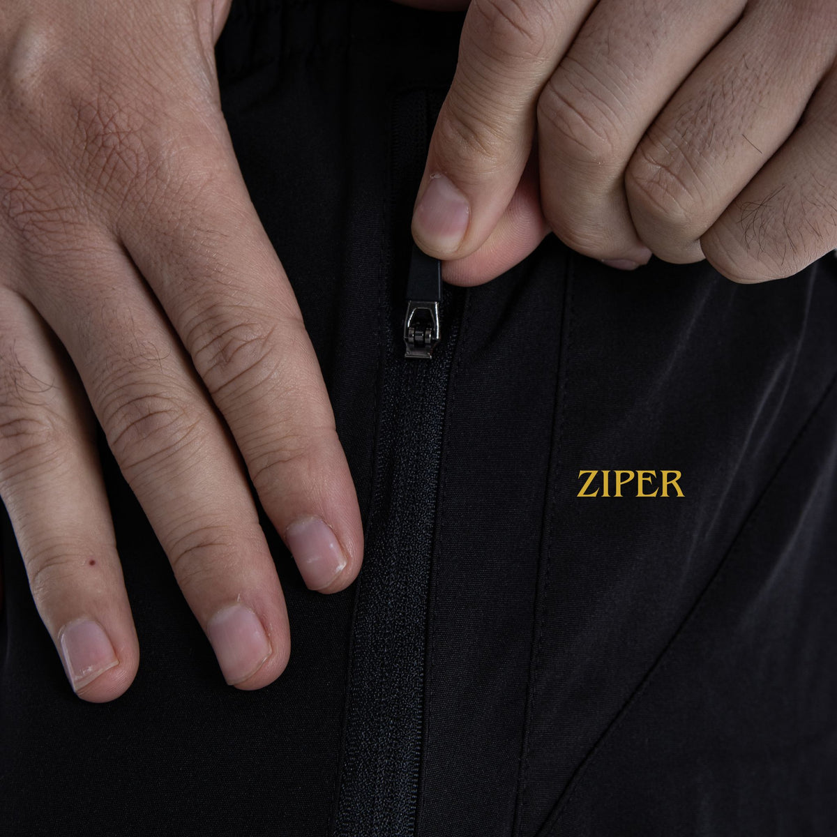 Short Toro Masculino HYBRID Black c/ forro e zíper