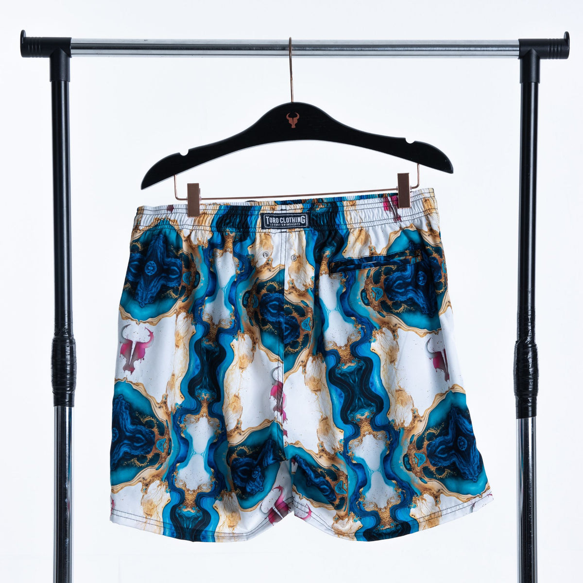 Short Toro Masculino Marble Ocean