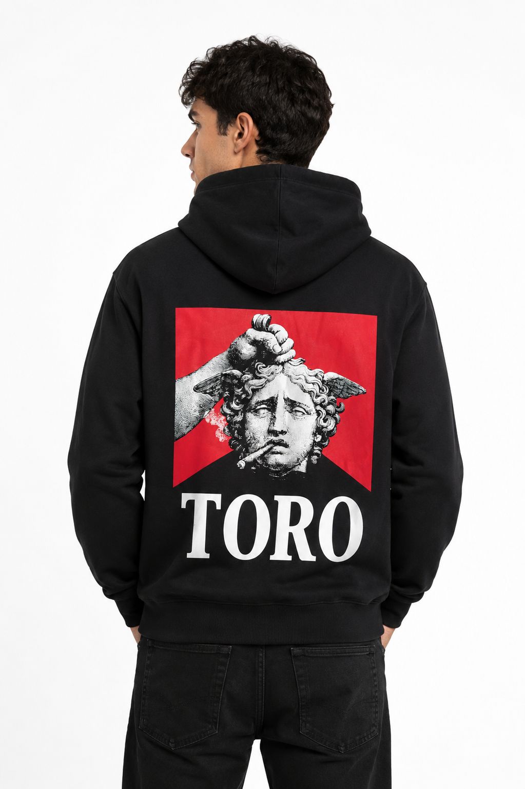 Moletom Toro Capuz Black High Medusa