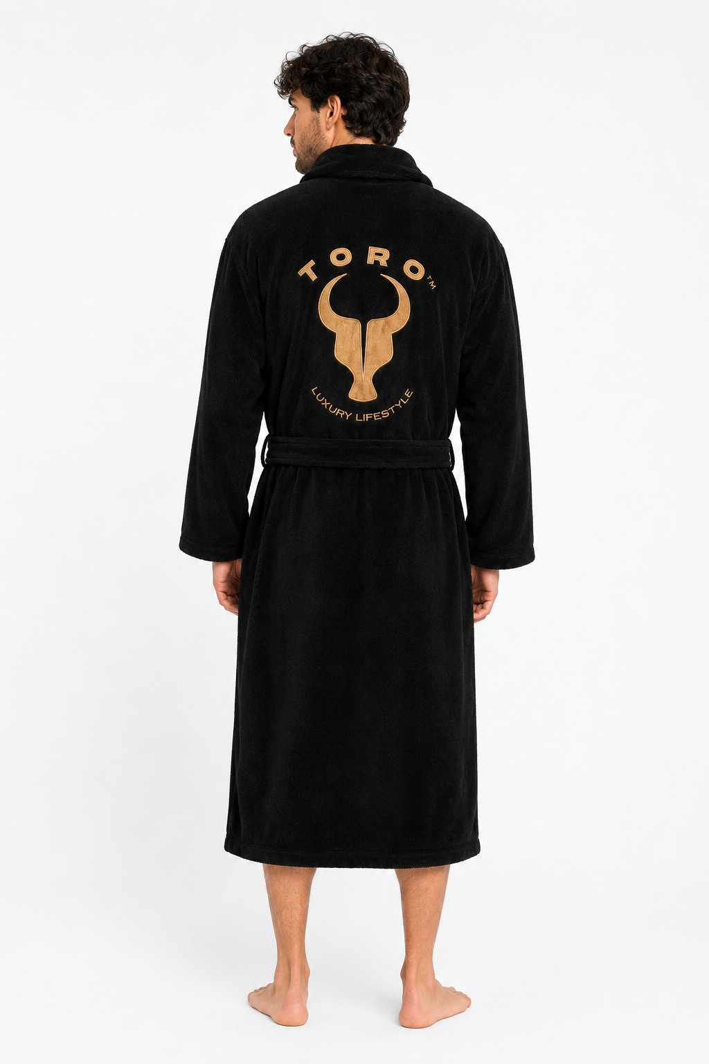 Robe Toro Carbono Bordado em couro
