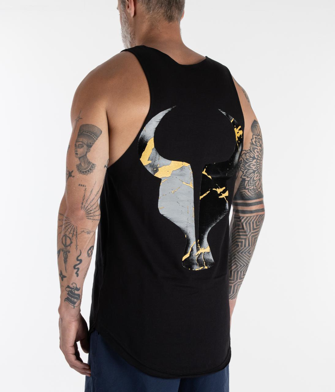 Regata Toro Black Marble Barra Arredondada