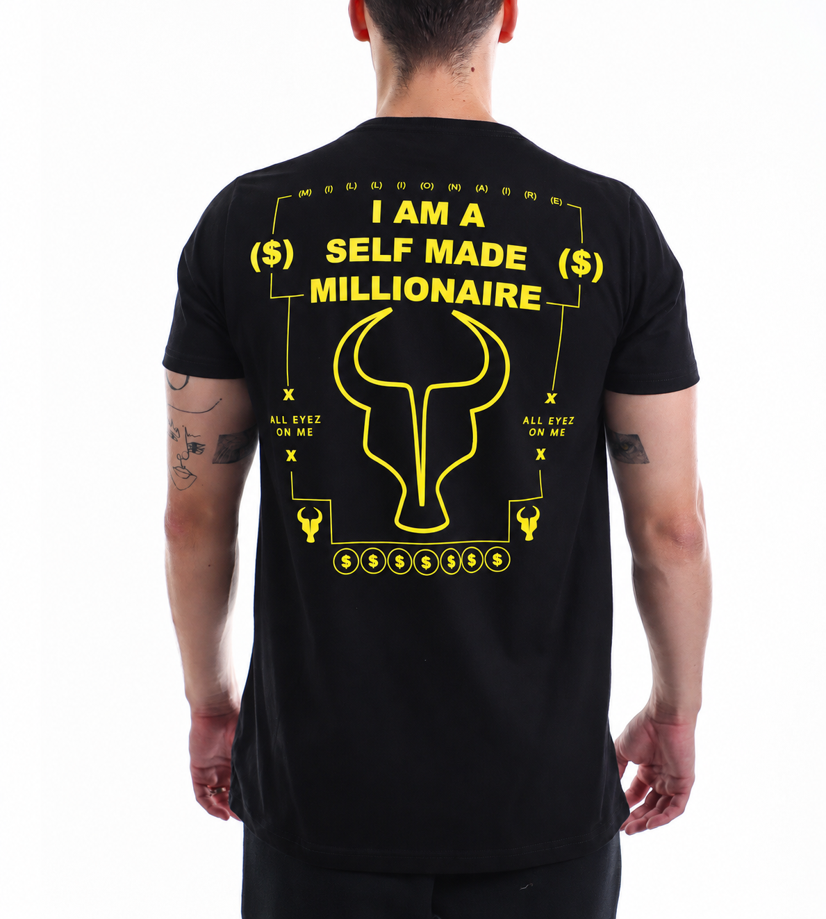 T-shirt  Toro ALL EYEZ ON ME  Yelow Black